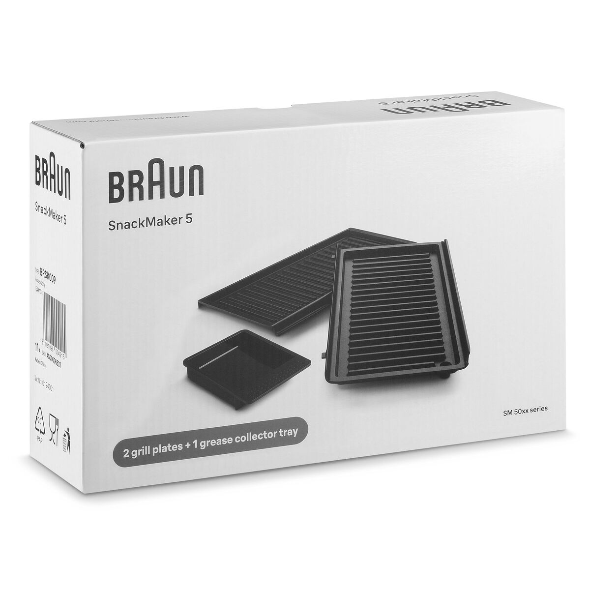 Комплект пластин AS00006837 для електрогриля Braun