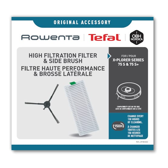 Комплект ZR185002 HEPA фильтр + щетка для пылесоса Rowenta