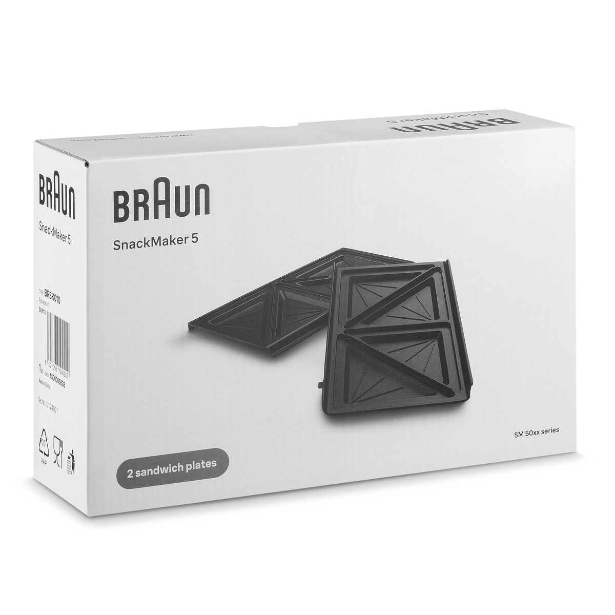 Комплект пластин AS00006838 для электрогриля Braun
